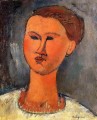 Cabeza de mujer 1915 Amedeo Modigliani